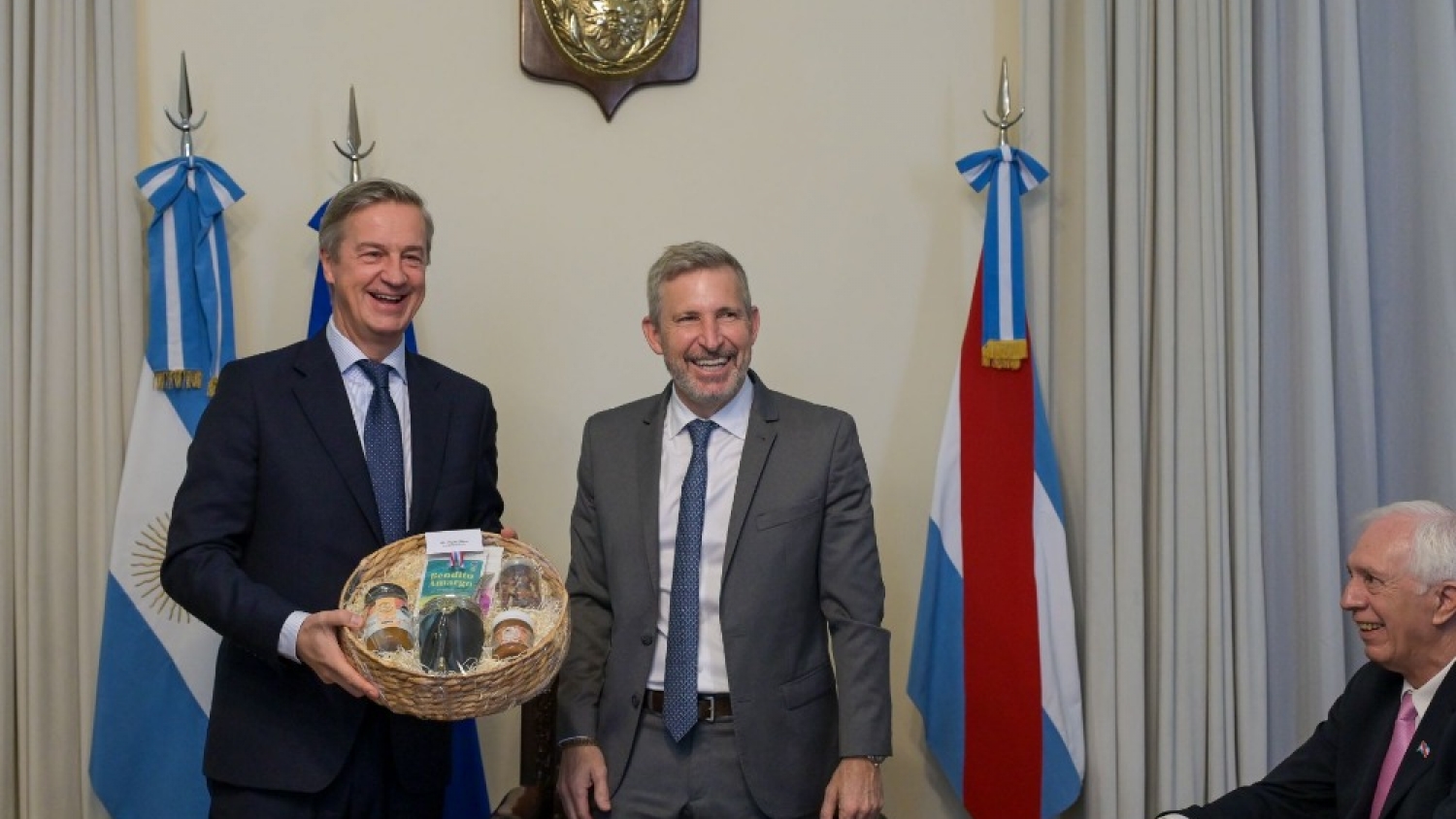 Frigerio fortalece los vínculos comerciales con la Unión Europea