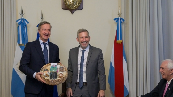 Frigerio fortalece los vínculos comerciales con la Unión Europea