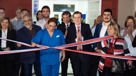 Zamora participó de la inauguración del nuevo edificio del Caps del Barrio Alberdi