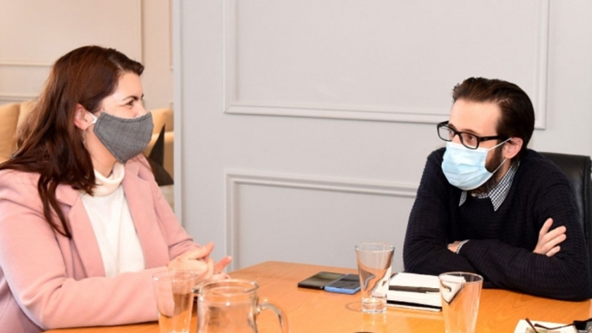 Simone se reunió con la intendenta de Moreno