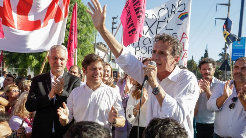 En La Plata, Kicillof y Katopodis inauguraron el ensanche y la pavimentación de la Avenida 32