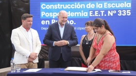 Perotti licitó las obras para la construcción de una nueva escuela pospandemia en Rufino