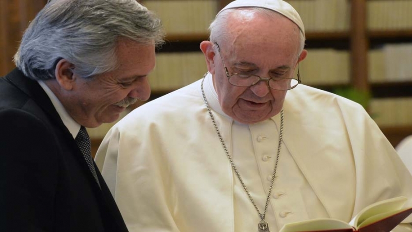 El Presidente se reunió con el Papa en el Vaticano