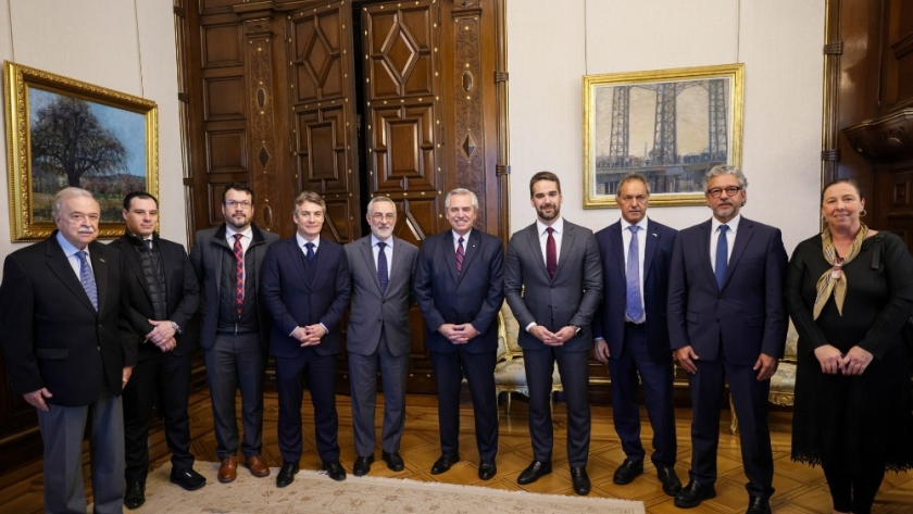 El presidente se reunió con el gobernador de Rio Grande do Sul