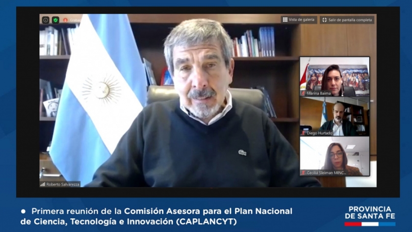 Santa Fe participa en la Comisión Asesora para el Plan Nacional de Ciencia, Tecnología e Innovación