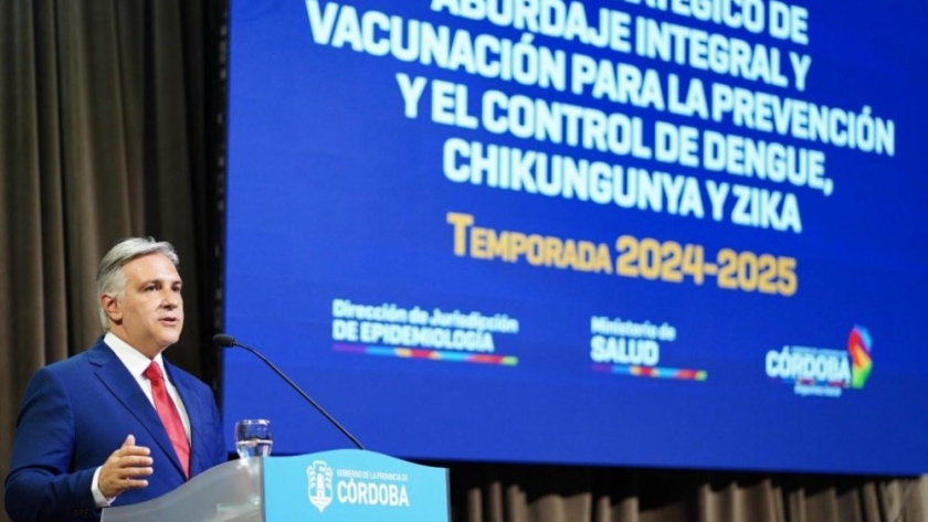 La Provincia lanzó el Plan Estratégico de Abordaje Integral y Vacunación para la Prevención y el Control de Dengue, Chikungunya y Zika