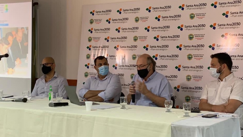 Trazan ejes de trabajo en el plan estratégico Santa Ana