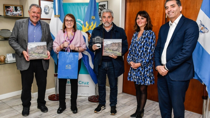 Alicia recibió a autoridades de Yacimientos Mineros de Agua de Dionisio de Catamarca