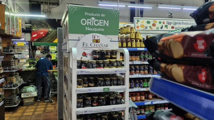 Productos neuquinos tendrán su lugar en las góndolas de los supermercados