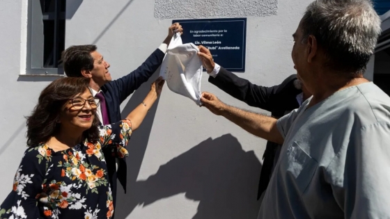 El gobernador Sadir inauguró obras de reacondicionamiento de un centro de salud en el barrio Coronel Arias