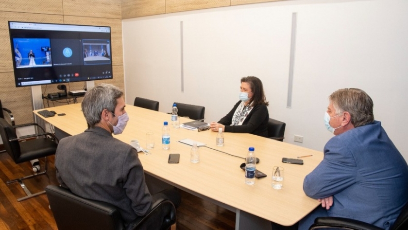 Ziliotto encabezó un encuentro virtual con el titular de la cartera de Desarrollo Productivo, Matías Kulfas
