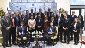 El gobernador Insfrán se reunió con el presidente de Israel