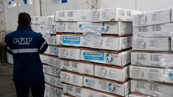 Decomisan más de 18.000 cajas de carne en un operativo 