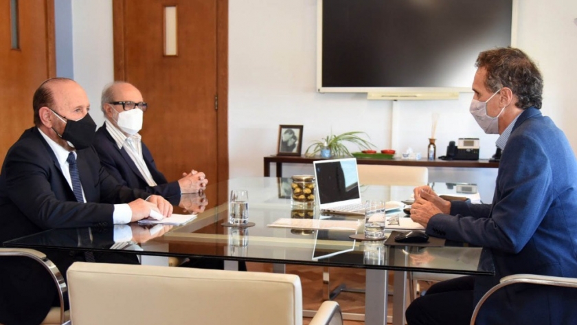 Gildo Insfrán visitó al ministro Katopodis