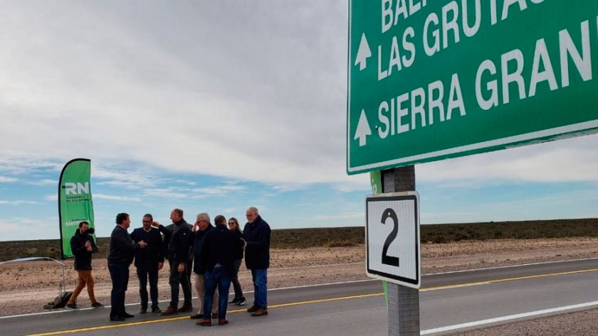 Río Negro: inauguraron el primer tramo de la ruta 2 en El Solito