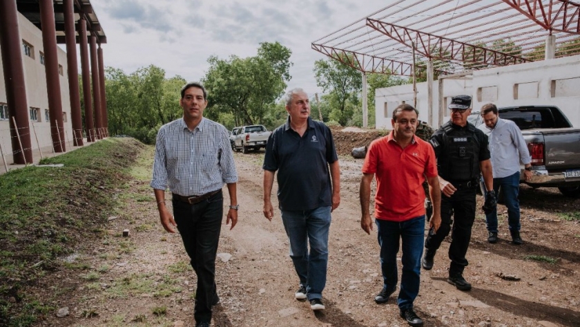 El Gobernador supervisó el avance de obras del centro de instrucción y entrenamiento del GOE en Profundidad