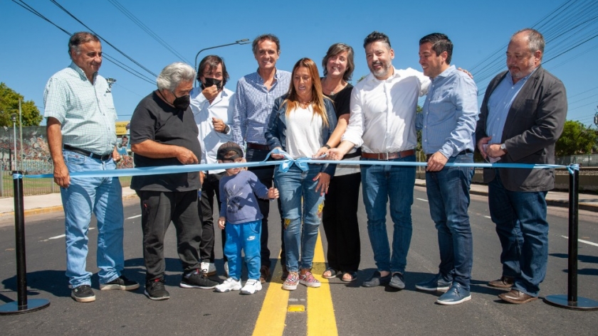 En Merlo, Katopodis inauguró la renovación integral de la Av. Rivadavia