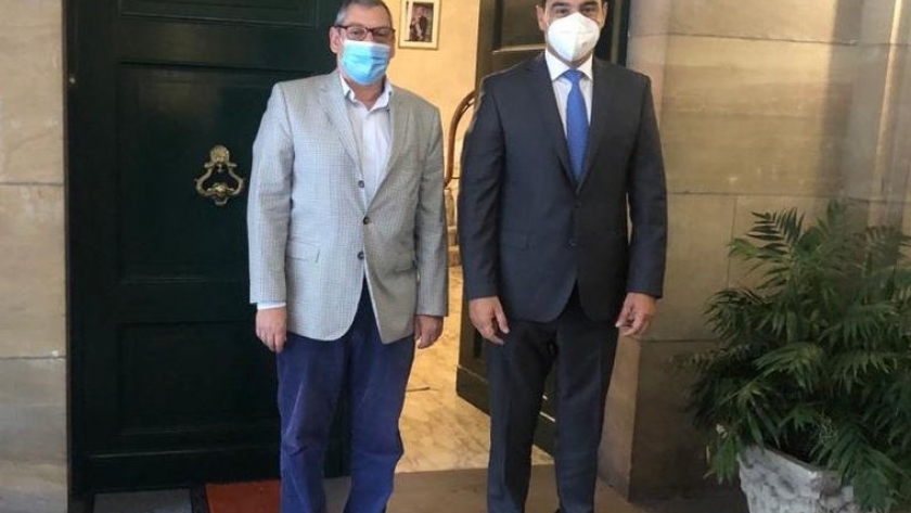 Valdés se reunió con el embajador de Uruguay para avanzar en el puente Monte Caseros-Bella Unión