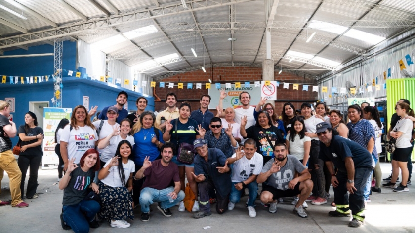 A Todo Reciclaje: nueva planta de separación de residuos en el Barrio Mugica