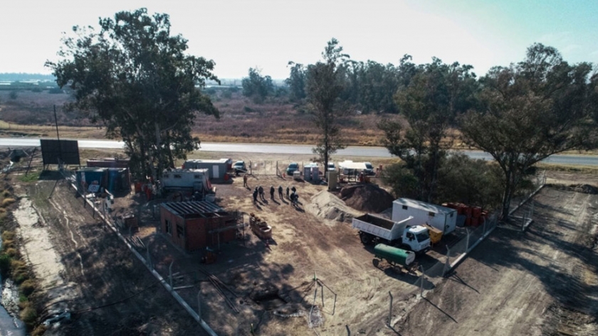 Avanza la obra de saneamiento en Arroyito