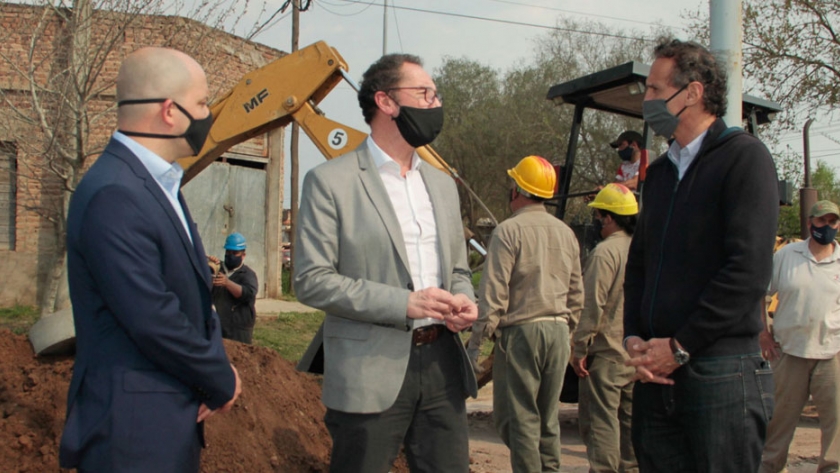 Katopodis visitó ciudades del noroeste de la provincia de Buenos Aires para supervisar obras y anunciar proyectos