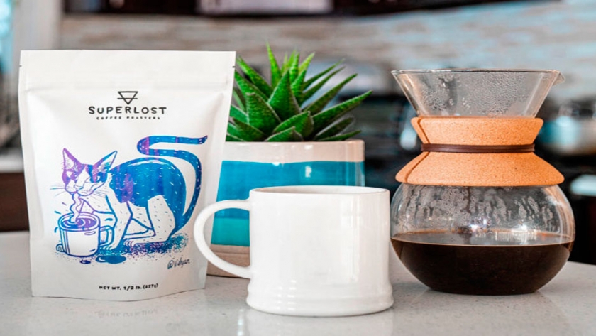 Superlost: café de diseñador y artistas emergentes 
