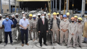 Reactivación de la Industria: Capitanich visitó fábrica de estructuras para redes eléctricas