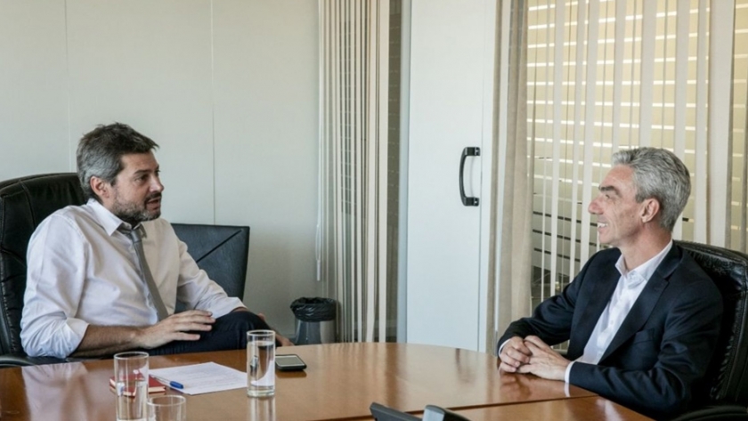 Meoni se reunió con Lammens: "Para tener un país federal tenemos que mejorar la conectividad en todas las regiones"