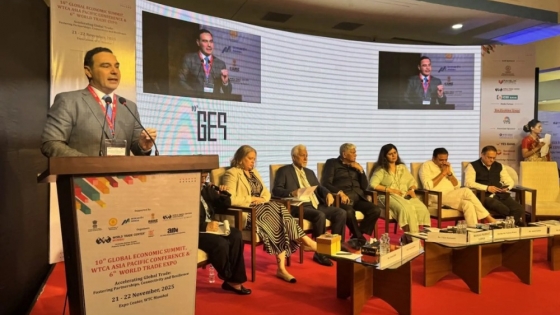 Corrientes refuerza su estrategia global: Valdés expuso ante líderes internacionales en la Cumbre Económica Mundial de Mumbai