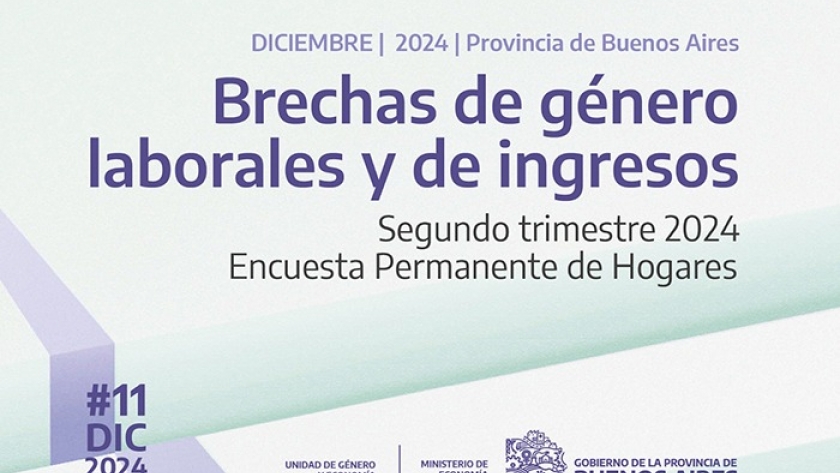 Brechas laborales y de ingresos: está disponible el informe trimestral sobre desigualdades en la PBA