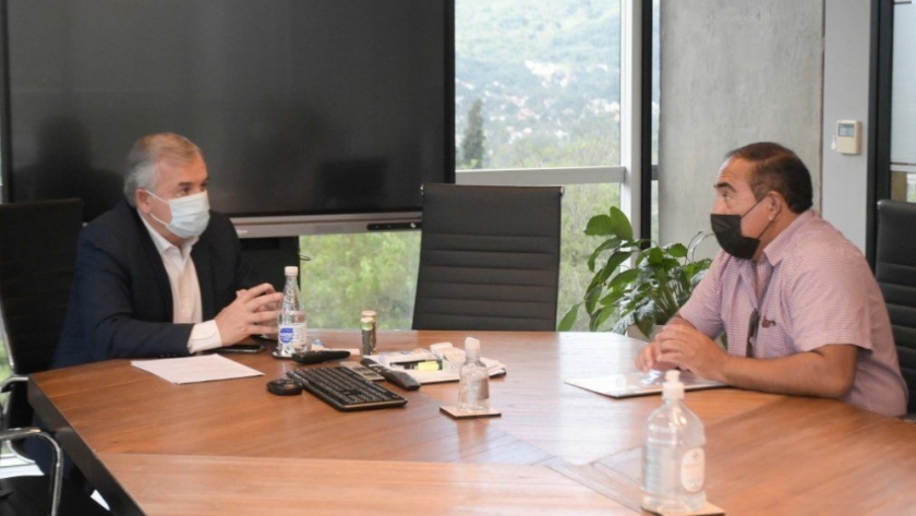 Morales recibió al Comisionado y a los Vocales de Volcán
