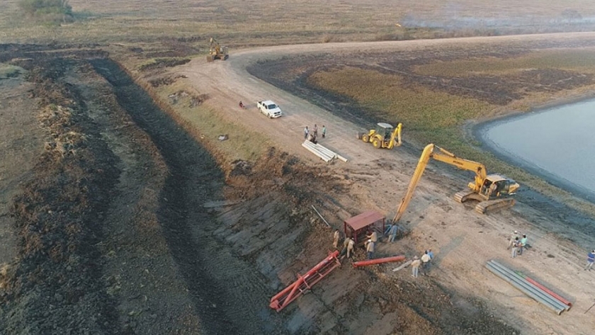 Planificación estratégica de Formosa permite seguir concretando obras hídricas en el territorio
