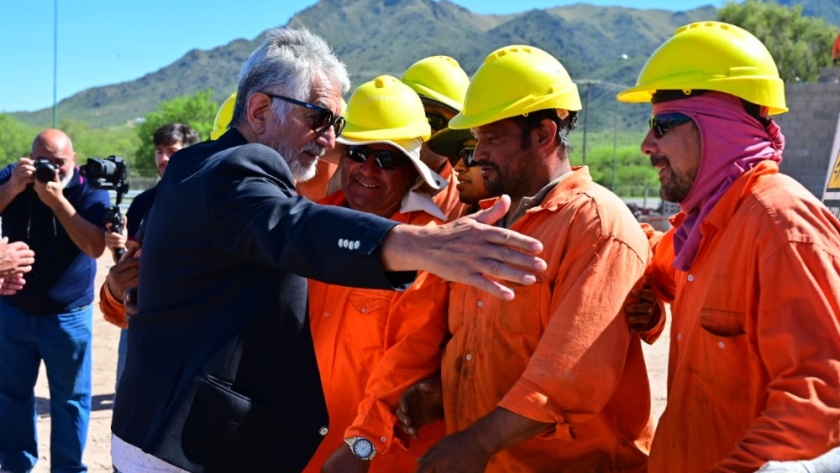 El gobernador continúa la inspección de las obras del departamento Pueyrredón