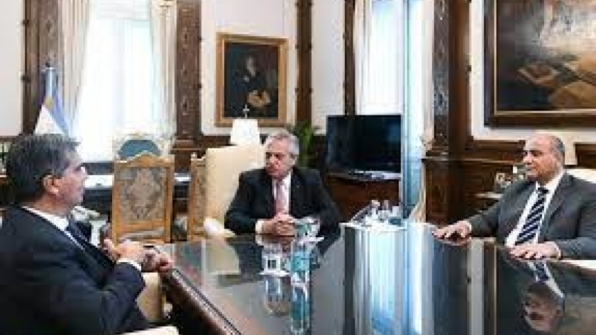 El Presidente se reunió con el gobernador de Chaco, Jorge ​Capitanich