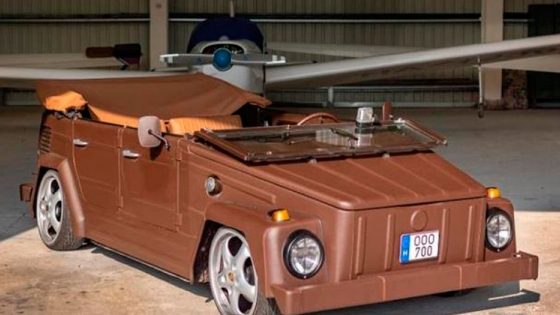 Rareza: Volkswagen safari forrado en cuero