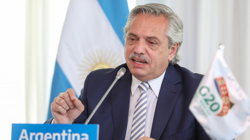 Alberto Fernández en el G20: "Debemos atacar la desigualdad para vivir en un mundo más equilibrado"