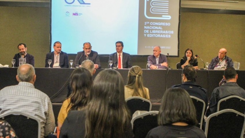 Capitanich en el primer congreso de libreros y editores: 