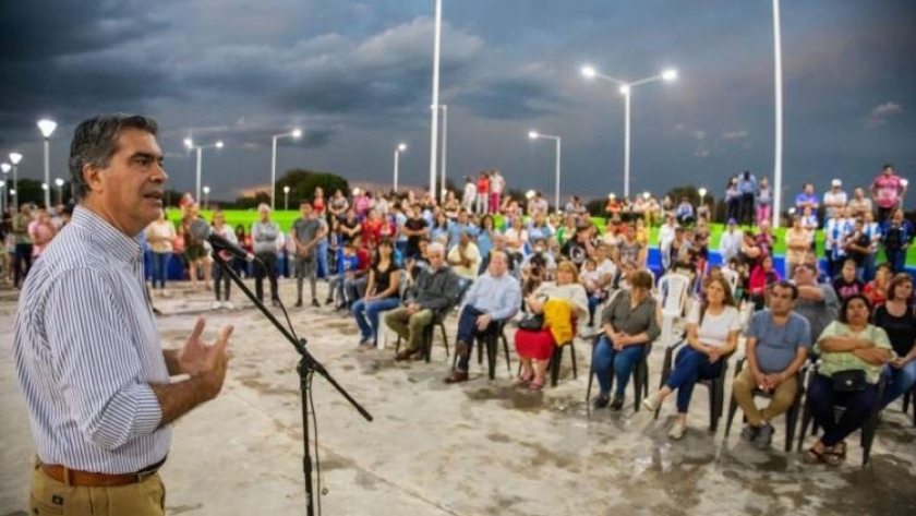 En Río Muerto, Capitanich inauguró el edificio del Registro Civil y la plaza “Francisca Serafina Bravo