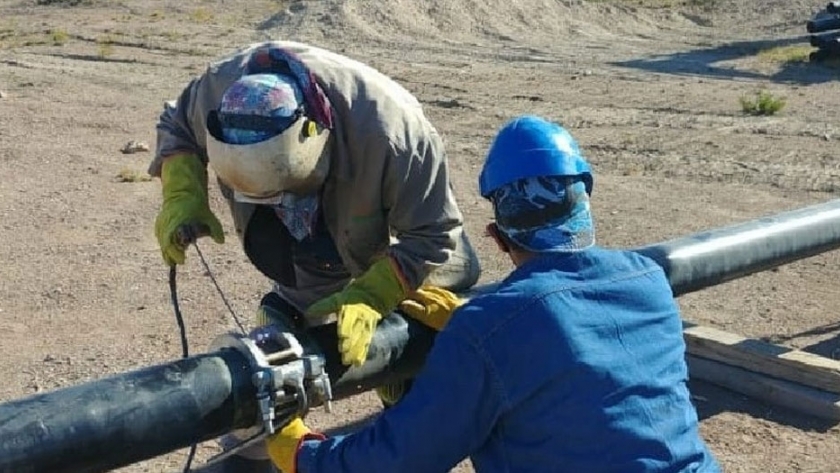 Con los recaudos sanitarios necesarios el Gasoducto de la Región Sur retomó las obras