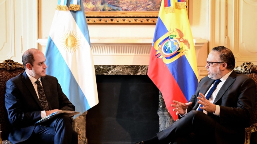 Argentina y Ecuador acordaron avanzar en una agenda de cooperación económica