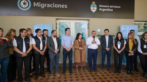 Raúl y Wado de Pedro inauguraron la Delegación de Migraciones en Catamarca