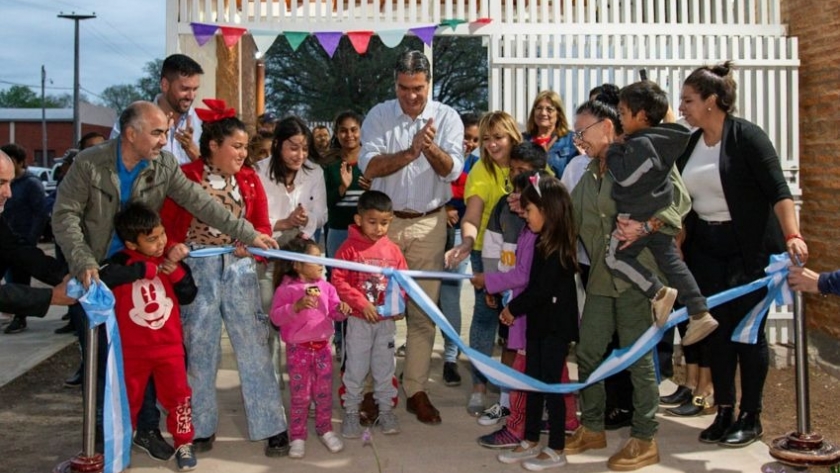 Capitanich inauguró un nuevo CDI en la Verde