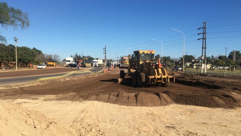 Corrientes: avanzan las obras en la Ruta Nacional N° 12