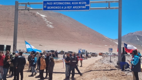 San Juan: Se habilitó el Paso Internacional Agua Negra que conecta Argentina con Chile