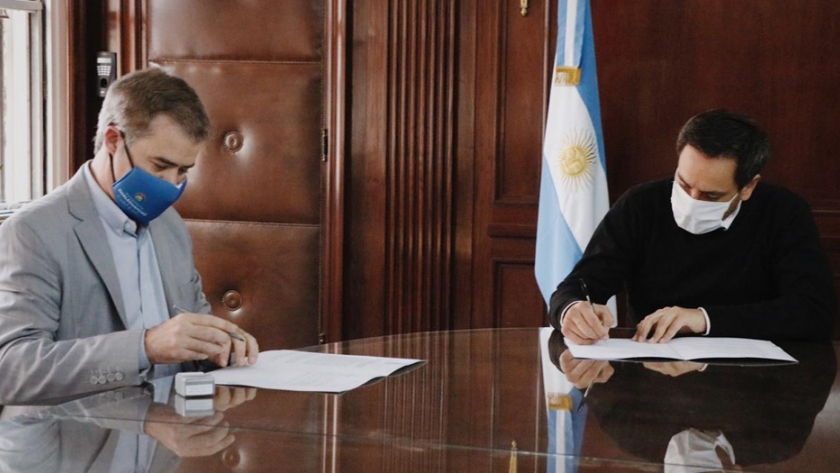 Cabandié y Piaggio avanzan en la adquisición de maquinarias para mejorar la gestión de residuos