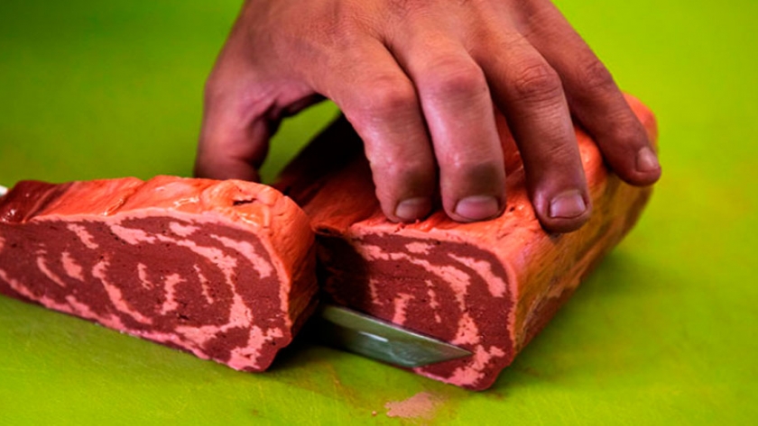 Alt-Steak, el filete vegano impreso en 3D en Israel idéntico a la carne