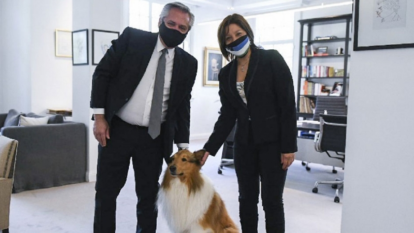 La Gobernadora Carreras se reunió con el Presidente en Olivos