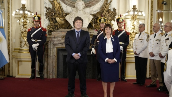 Palabras del Presidente de la Nación, Javier Milei en la entrega de Sables a las Fuerzas de Seguridad, en el Salón Blanco de la Casa Rosada