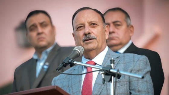 Ricardo Quintela encabezó los actos por el 9 de Julio en Chuquis y reclamó más federalismo