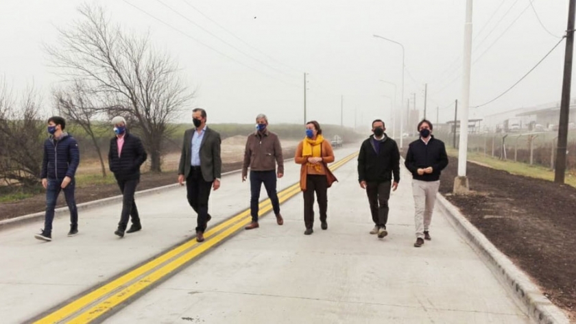 La comunidad empresarial destacó la obra del nuevo ingreso al Parque Industrial de Paraná